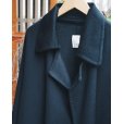 画像2: 【seya.(セヤ)】DOUBLE FACE CHRIS COAT/ CASHMERE BLENDED MERINO WOOL/ BLACK (2)