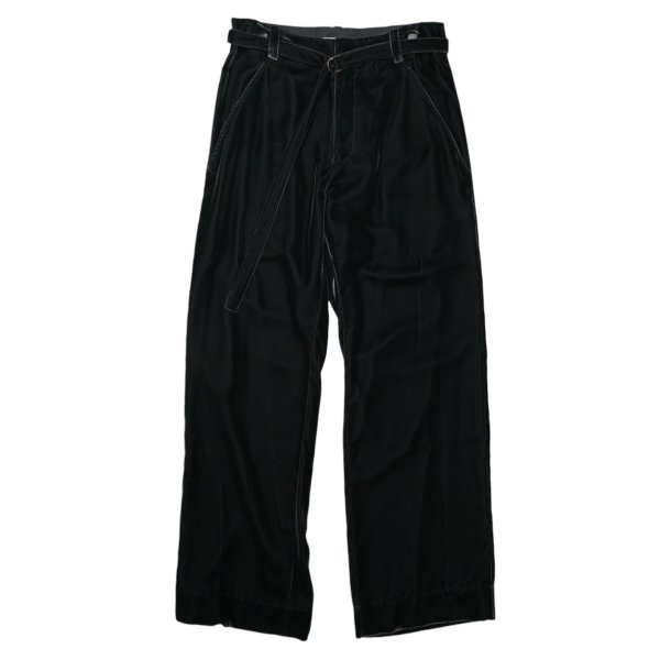 画像1: 【seya.(セヤ)】ROAD TRIP PANTS/ DOWNY VELVET/ FOG