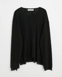 【OUR LEGACY(アワーレガシー)】DOUBLE LOCK LONGSLEEVE/ Black Crochet Stripe