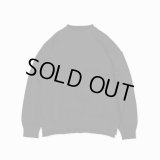 【UNTRACE(アントレース)】CREWNECK SWEAT(_131)/ CHARCOAL BLACK