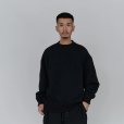 画像2: 【UNTRACE(アントレース)】CREWNECK SWEAT(_131)/ CHARCOAL BLACK (2)
