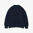 画像1: 【UNTRACE(アントレース)】CREWNECK SWEAT(_131)/ DARK NAVY (1)