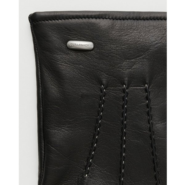画像3: (予約商品)【OUR LEGACY(アワーレガシー)】HIS GLOVES/ Black Leather