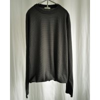 【HEUGN(ユーゲン)】“Roger”Boader Wool T/ Black