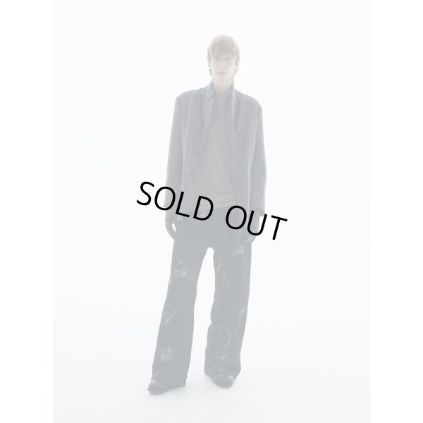 画像6: 【ensou.(エンソウ)】Tye-dye Wide Sweatpants/ Black