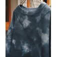 画像2: 【ensou.(エンソウ)】Tye-dye Sweatshirt/ Black (2)