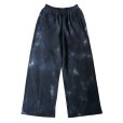 画像1: 【ensou.(エンソウ)】Tye-dye Wide Sweatpants/ Black (1)