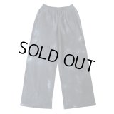 【ensou.(エンソウ)】Tye-dye Wide Sweatpants/ Black
