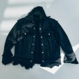 画像1: 【GOODKARMA DEVELOPMENT(グッドカルマディベロップメント)】"LUKE"MOUTON TRUKKER JKT/BLACK (1)