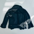 画像2: 【GOODKARMA DEVELOPMENT(グッドカルマディベロップメント)】"LUKE"MOUTON TRUKKER JKT/BLACK (2)