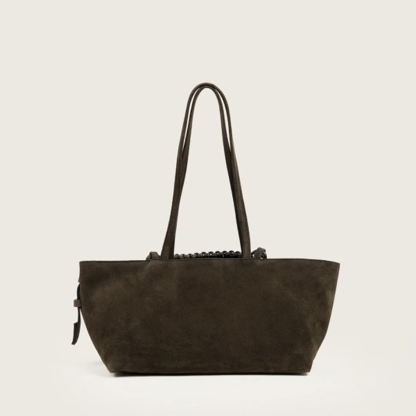 画像3: 【SAGAN Vienna(サガンヴィエンナ)】PAZAR TOTE BOAT SUEDE/ Velvet Brown