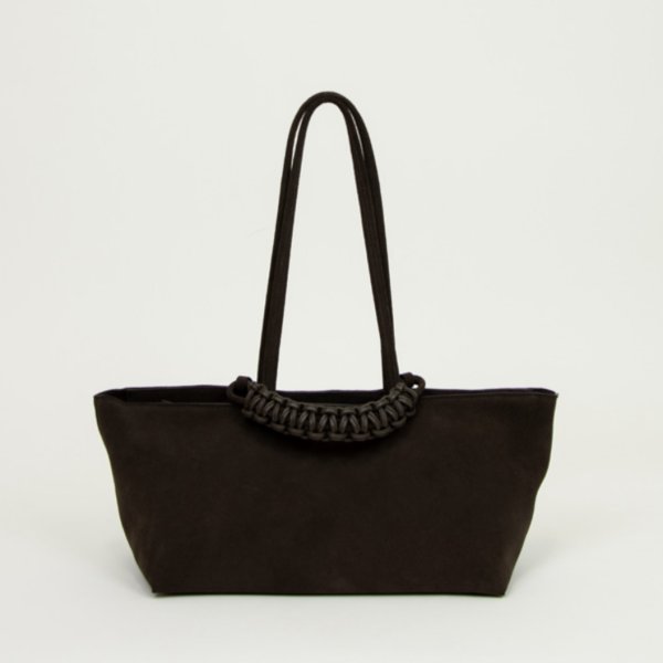 画像1: 【SAGAN Vienna(サガンヴィエンナ)】PAZAR TOTE BOAT SUEDE/ Velvet Brown