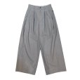 画像1: 【HED MAYNER(ヘドメイナー)】PANTS/ LIGHT PASTEL GREY (1)