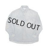 【HED MAYNER(ヘドメイナー)】DENIM OVERSHIRT/ LIGHT PASTEL BLUE