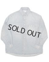 【HED MAYNER(ヘドメイナー)】DENIM OVERSHIRT/ LIGHT PASTEL BLUE