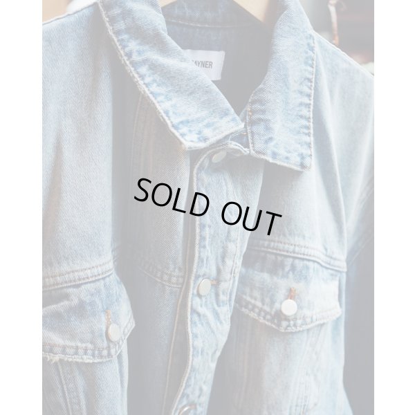 画像3: 【HED MAYNER(ヘドメイナー)】DENIM JACKET/ LIGHT PASTEL BLUE