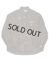 【HED MAYNER(ヘドメイナー)】DENIM OVERSHIRT/ MEDIUM BEIGE
