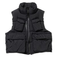 【ROTOL(ロトル)】CURVY DOWN VEST/ BLACK 