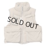 【ROTOL(ロトル)】CURVY DOWN VEST/ SAND