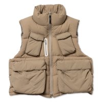 【ROTOL(ロトル)】CURVY DOWN VEST/ SAND