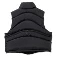 画像2: 【ROTOL(ロトル)】CURVY DOWN VEST/ BLACK  (2)