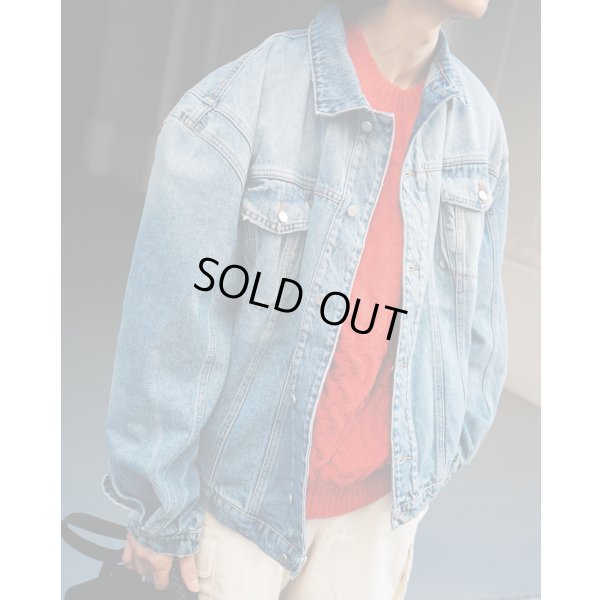 画像6: 【HED MAYNER(ヘドメイナー)】DENIM JACKET/ LIGHT PASTEL BLUE
