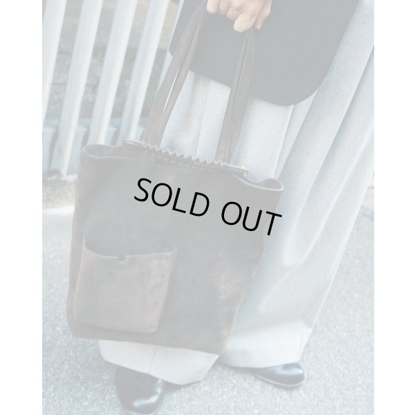 画像4: 【SAGAN Vienna(サガンヴィエンナ)】PAZAR BOOK TOTE SUEDE/ Velvet Brown