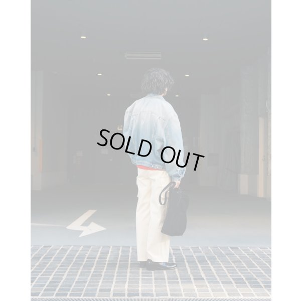 画像7: 【HED MAYNER(ヘドメイナー)】DENIM JACKET/ LIGHT PASTEL BLUE