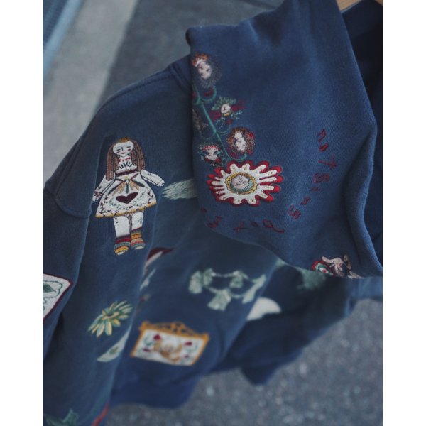 画像5: 【Samuel Zelig(サミュエルゼリグ)】Folk Hoodie/ Navy