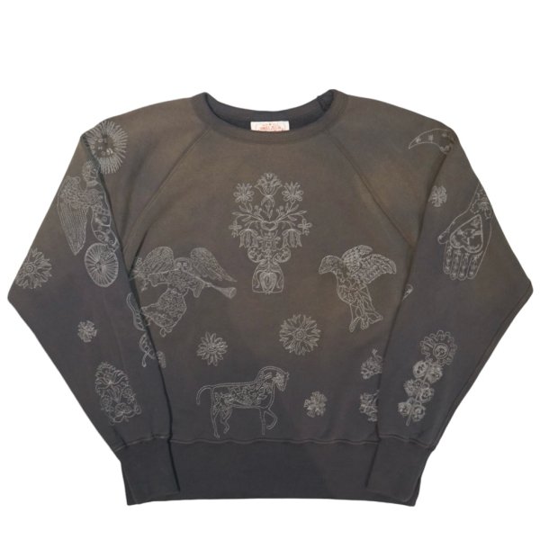 画像1: 【Samuel Zelig(サミュエルゼリグ)】Wilson Crewneck/ Charcoal