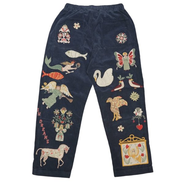 画像2: 【Samuel Zelig(サミュエルゼリグ)】Folk Pant/ Navy