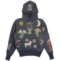 【Samuel Zelig(サミュエルゼリグ)】Folk Hoodie/ Navy