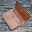 画像3: 【forme(フォルメ)】Short wallet Cordovan/ BURGUNDY (3)