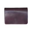 画像1: 【forme(フォルメ)】Short wallet Cordovan/ BURGUNDY (1)