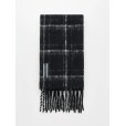 画像1: 【OUR LEGACY(アワーレガシー)】ETERNAL SCARF/Black Fuzzy Alpaca Check (1)