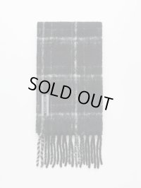 【OUR LEGACY(アワーレガシー)】ETERNAL SCARF/Black Fuzzy Alpaca Check