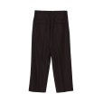 画像2: 【IRENISA(イレニサ)】TWO TUCKS WIDE TROUSERS/ BURGUNDY (2)