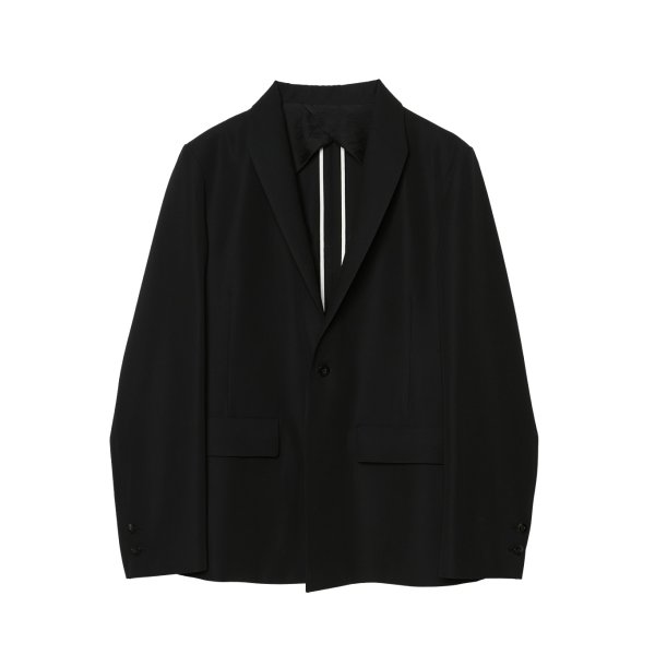 画像1: 【IRENISA(イレニサ)】MODIFIED SHAWL COLLAR JACKET/ BLACK