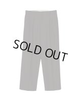 【IRENISA(イレニサ)】TWO TUCKS WIDE TROUSERS/ BURGUNDY