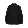 画像2: 【IRENISA(イレニサ)】MODIFIED SHAWL COLLAR JACKET/ BLACK (2)