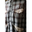 画像7: 【KHOKI(コッキ)】Vintage-effect shirt/Black