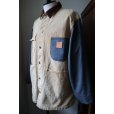 画像4: 【KHOKI(コッキ)】Vintage-effect work coat/Beige