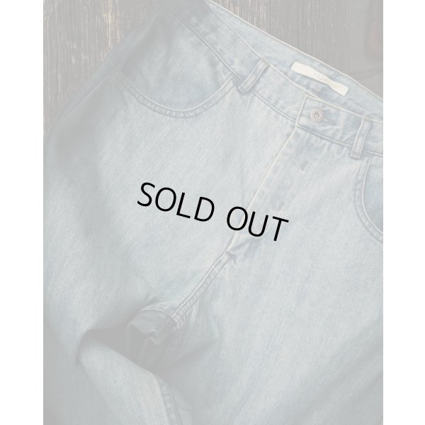 画像3: 【seya.(セヤ)】TOFU BROTHER JEANS/ HAND SPRAY DENIM/ FADED INDIGO