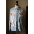 画像3: 【KHOKI(コッキ)】Vintage-effect shirt/Blue