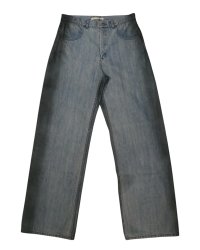 【seya.(セヤ)】TOFU BROTHER JEANS/ HAND SPRAY DENIM/ FADED INDIGO