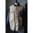 画像3: 【KHOKI(コッキ)】Vintage-effect work coat/Beige