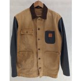 【KHOKI(コッキ)】Vintage-effect work coat/Beige