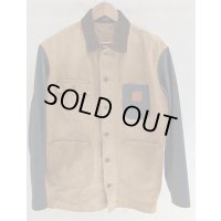 【KHOKI(コッキ)】Vintage-effect work coat/Beige