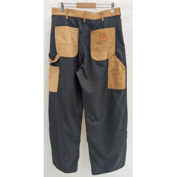 画像2: 【KHOKI(コッキ】Vintage-effect work pants/Beige