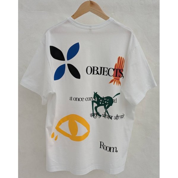 画像2: 【KHOKI(コッキ)】Multi-print T-shirt/white